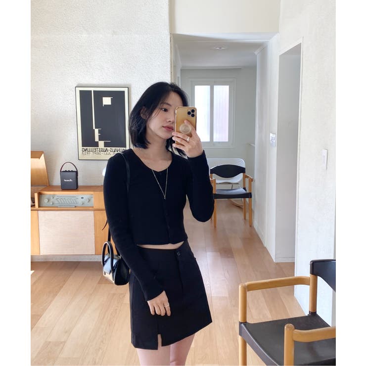 デイリースクエアクロップドカーディガン | by muni:r | 詳細画像14 