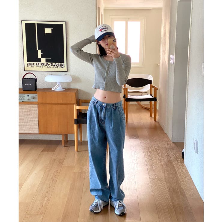 デイリースクエアクロップドカーディガン | by muni:r | 詳細画像17 