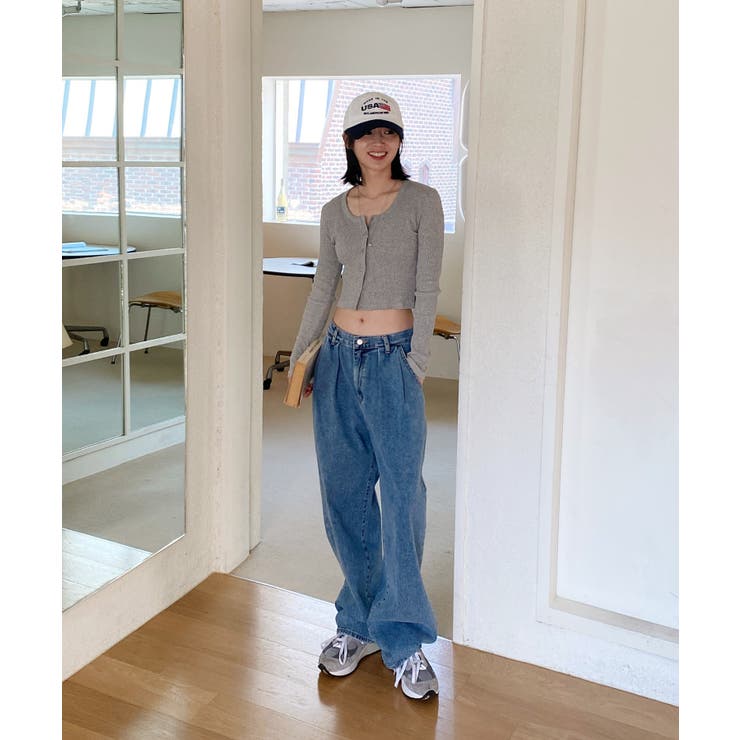 デイリースクエアクロップドカーディガン | by muni:r | 詳細画像29 