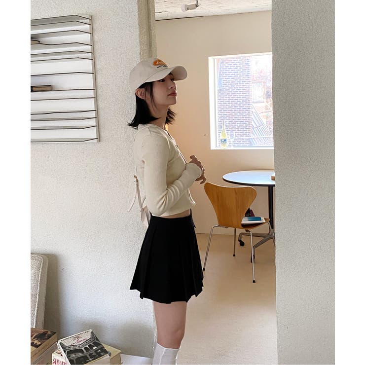 デイリースクエアクロップドカーディガン | by muni:r | 詳細画像34 