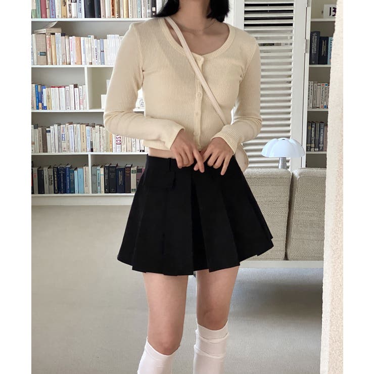 デイリースクエアクロップドカーディガン | by muni:r | 詳細画像38 