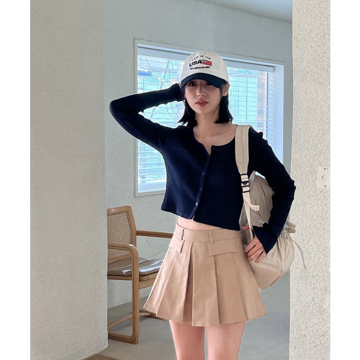 デイリースクエアクロップドカーディガン | by muni:r | 詳細画像53 