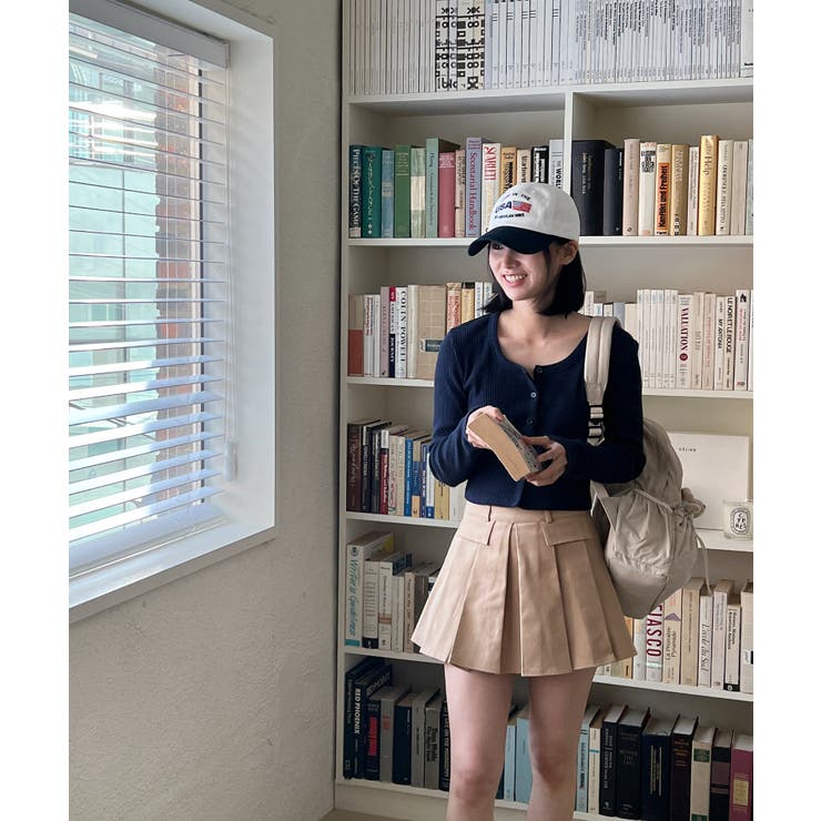 デイリースクエアクロップドカーディガン | by muni:r | 詳細画像55 