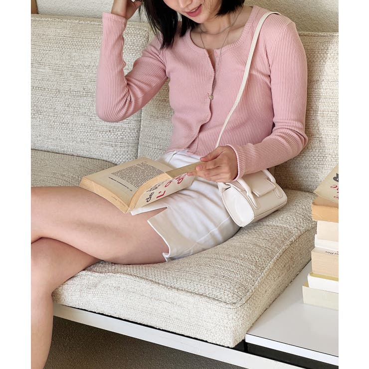 デイリースクエアクロップドカーディガン | by muni:r | 詳細画像70 