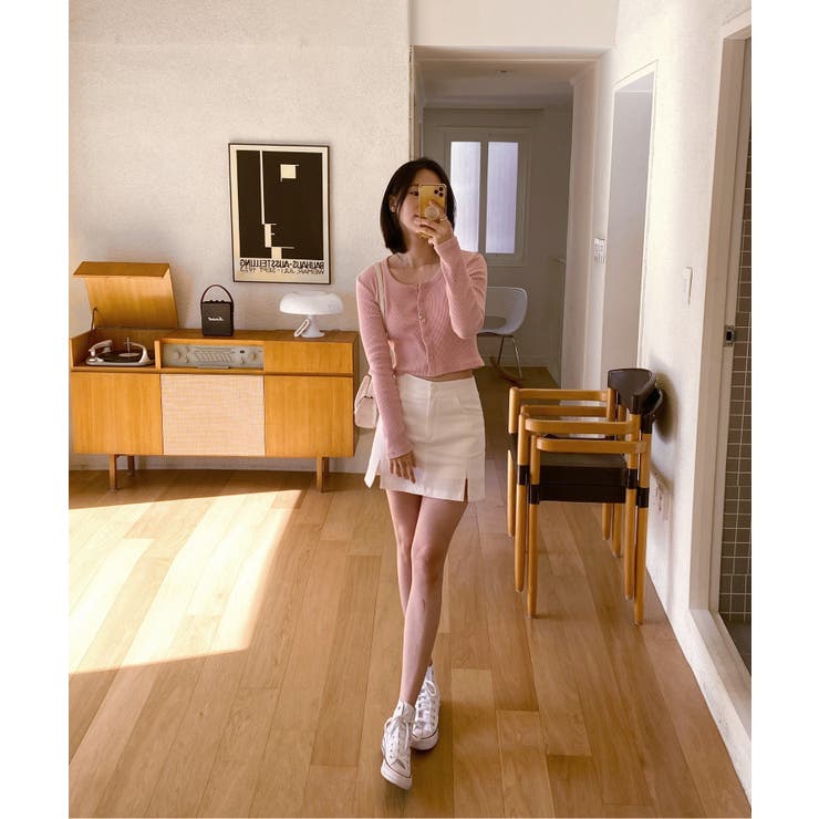 デイリースクエアクロップドカーディガン | by muni:r | 詳細画像74 