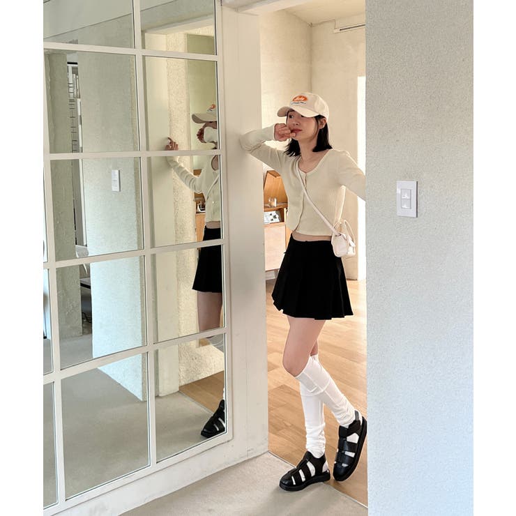 デイリースクエアクロップドカーディガン | by muni:r | 詳細画像80 