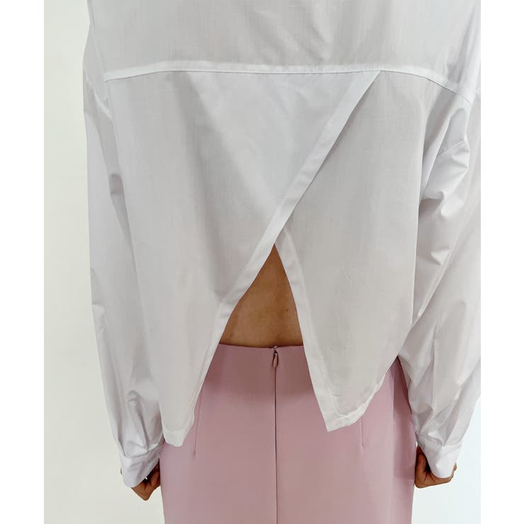 バックスリットショートブラウス | by muni:r | 詳細画像19 