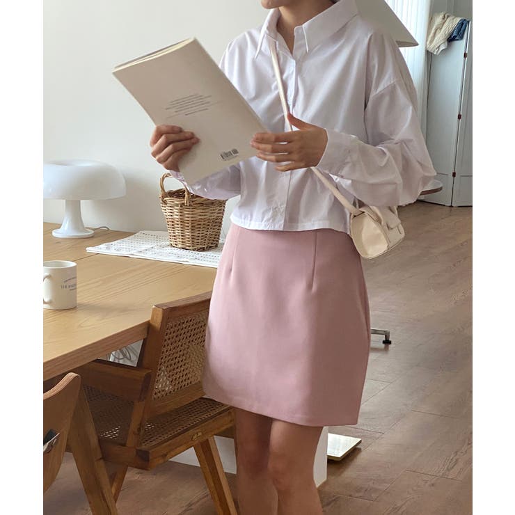 バックスリットショートブラウス | by muni:r | 詳細画像2 