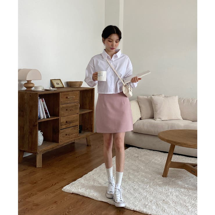 バックスリットショートブラウス | by muni:r | 詳細画像5 