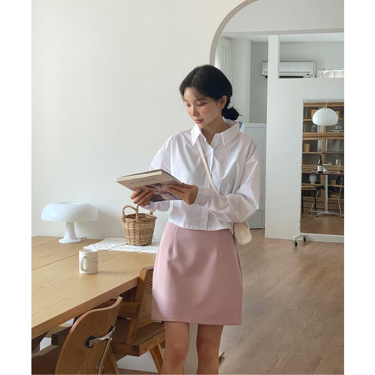 バックスリットショートブラウス | by muni:r | 詳細画像50 