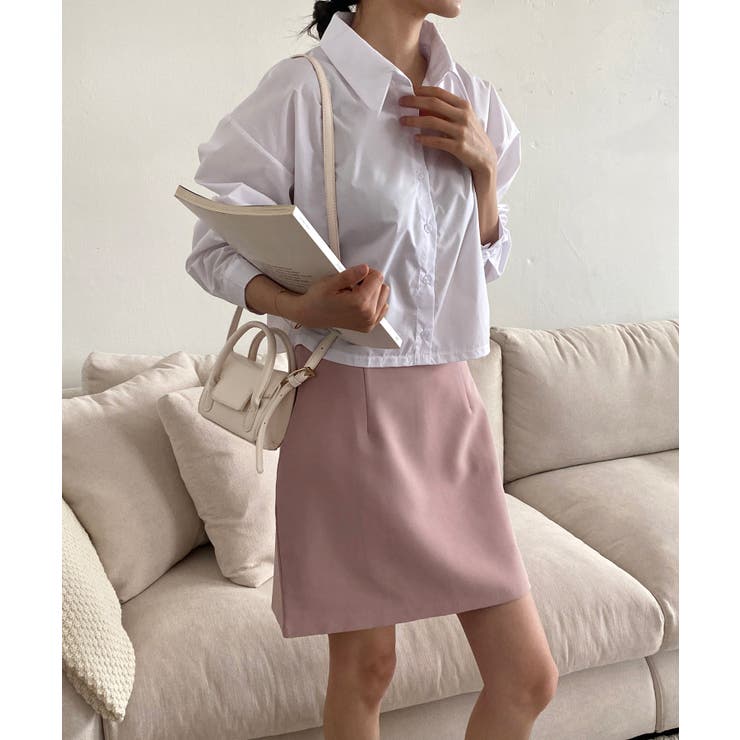 バックスリットショートブラウス | by muni:r | 詳細画像7 