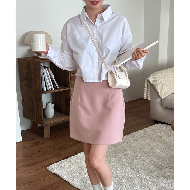 バックスリットショートブラウス | by muni:r | 詳細画像9 