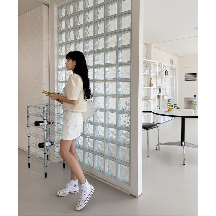 エンボスリボン2WAYパフブラウス | by muni:r | 詳細画像17 