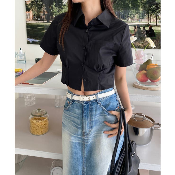 ユニークウォッシングデニムロングスカート | by muni:r | 詳細画像13 