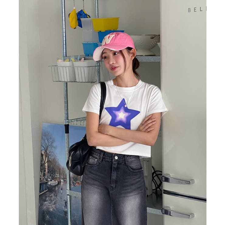 ユニークウォッシングデニムロングスカート | by muni:r | 詳細画像23 