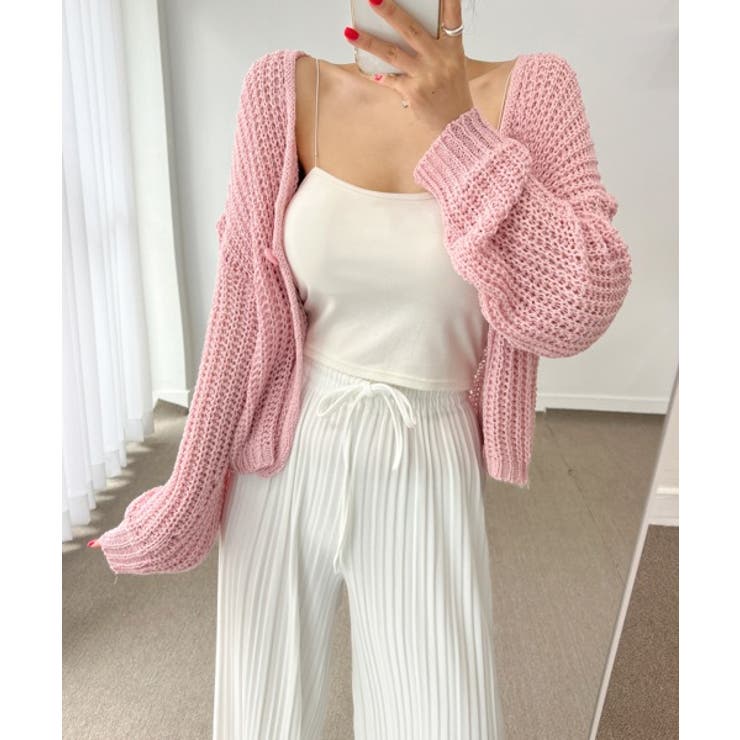 ルーズフィットシースルーカーディガン | by muni:r | 詳細画像13 