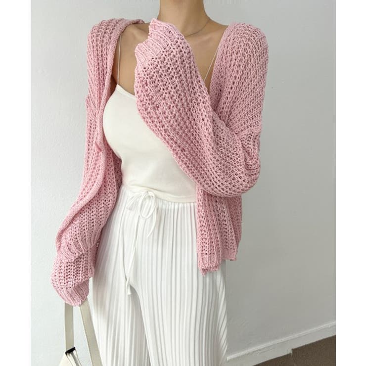 ルーズフィットシースルーカーディガン | by muni:r | 詳細画像17 