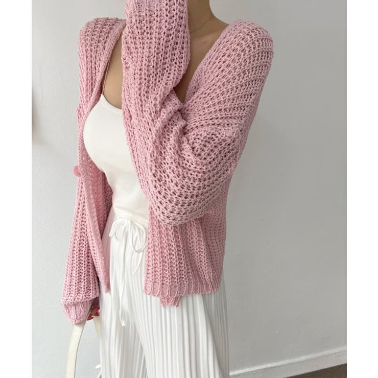 ルーズフィットシースルーカーディガン | by muni:r | 詳細画像19 