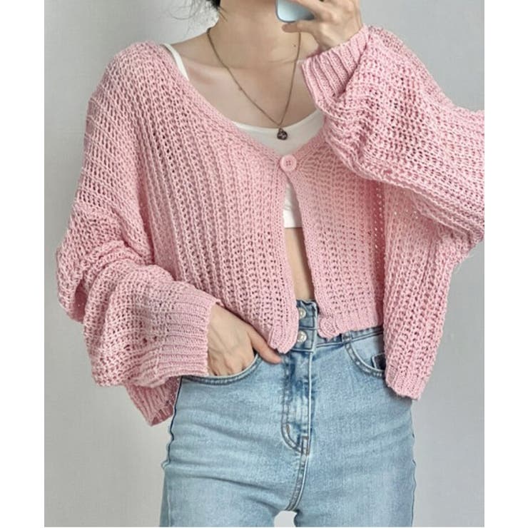 ルーズフィットシースルーカーディガン | by muni:r | 詳細画像21 