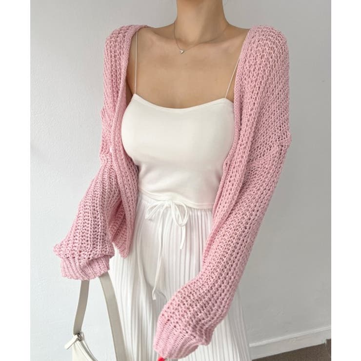 ルーズフィットシースルーカーディガン | by muni:r | 詳細画像23 