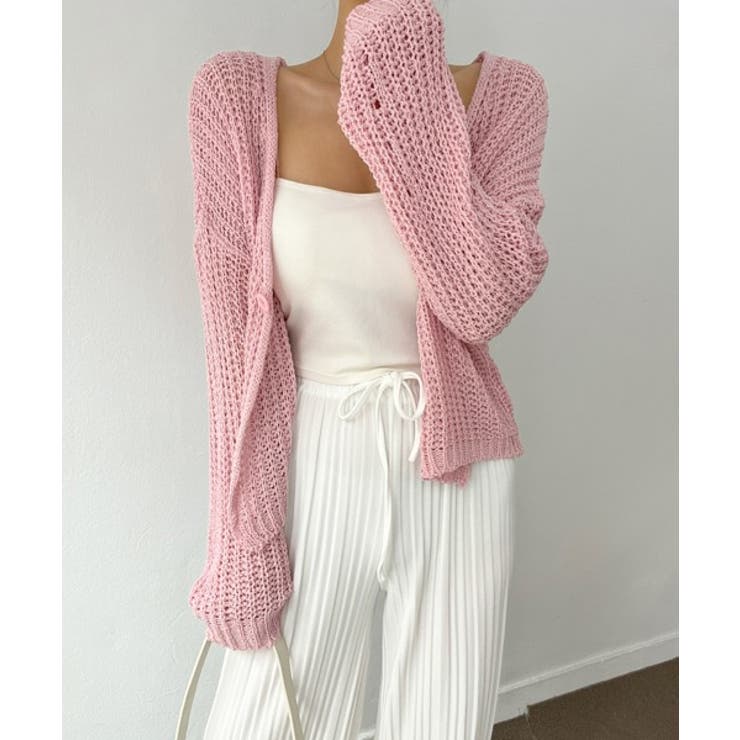 ルーズフィットシースルーカーディガン | by muni:r | 詳細画像25 