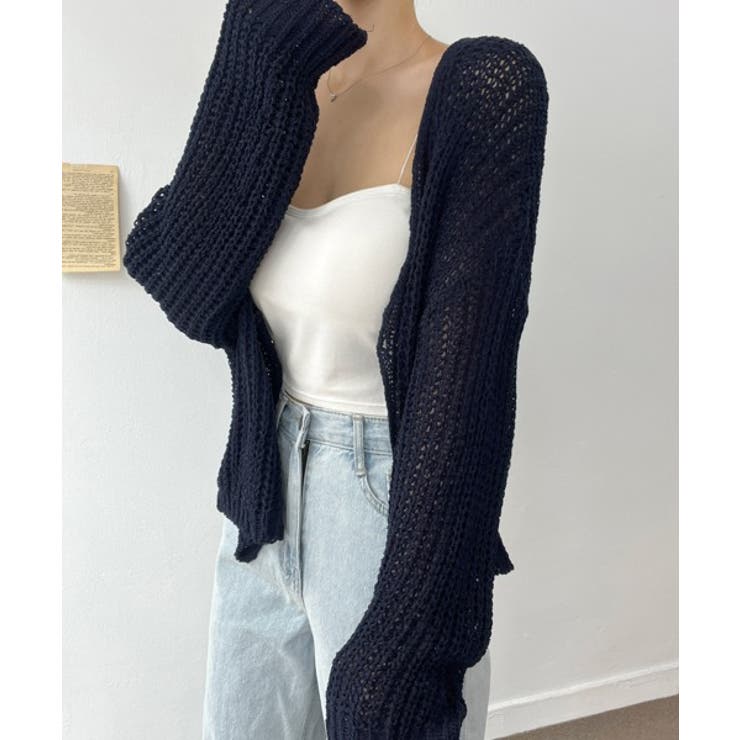 ルーズフィットシースルーカーディガン | by muni:r | 詳細画像27 