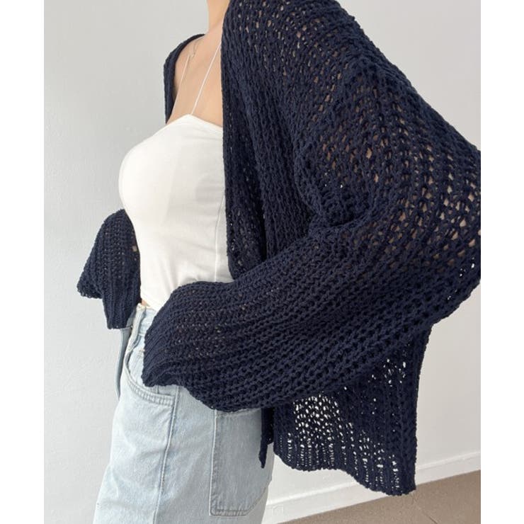 ルーズフィットシースルーカーディガン | by muni:r | 詳細画像29 