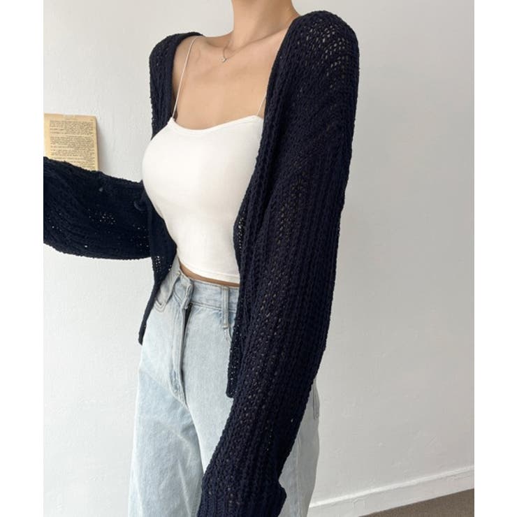 ルーズフィットシースルーカーディガン | by muni:r | 詳細画像32 