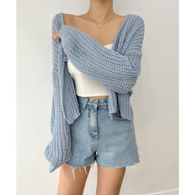 ルーズフィットシースルーカーディガン | by muni:r | 詳細画像35 