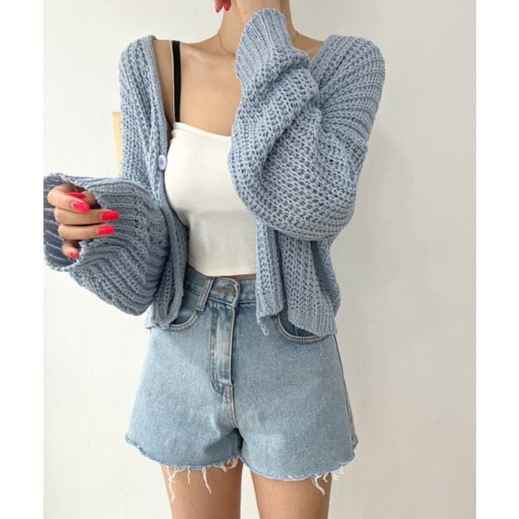 ルーズフィットシースルーカーディガン | by muni:r | 詳細画像36 