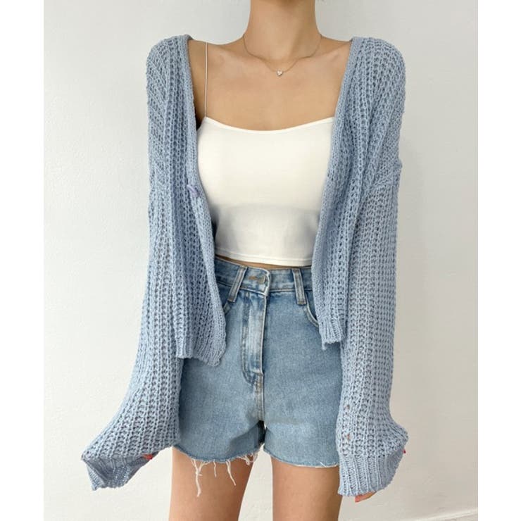 ルーズフィットシースルーカーディガン | by muni:r | 詳細画像37 