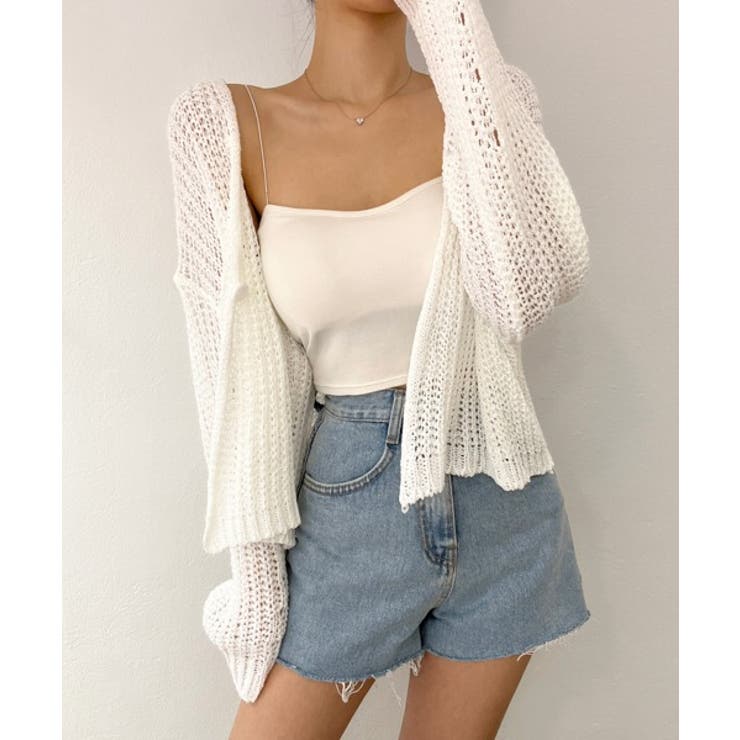 ルーズフィットシースルーカーディガン | by muni:r | 詳細画像4 