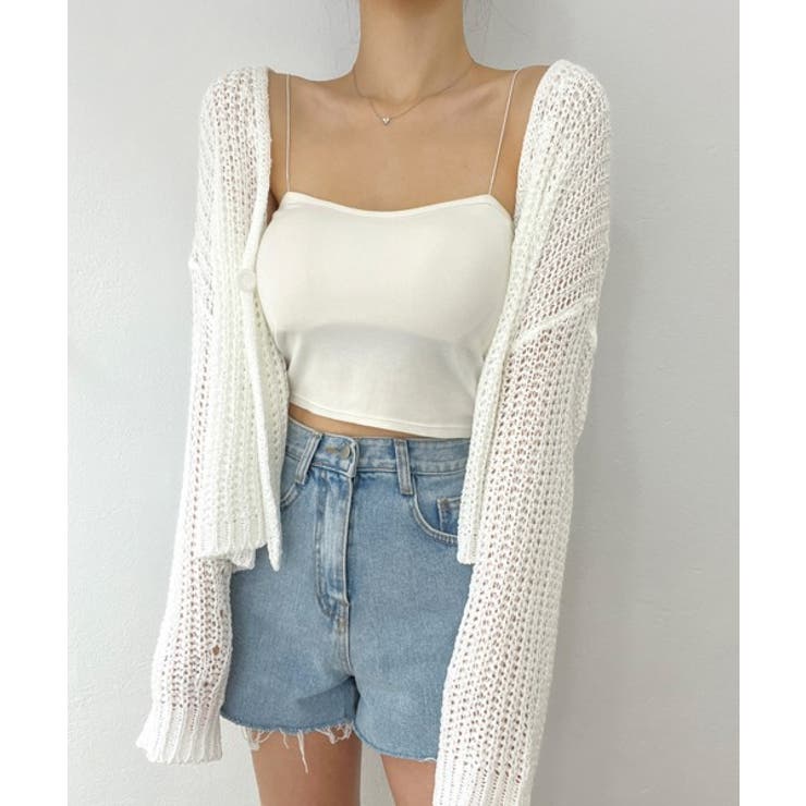 ルーズフィットシースルーカーディガン | by muni:r | 詳細画像5 