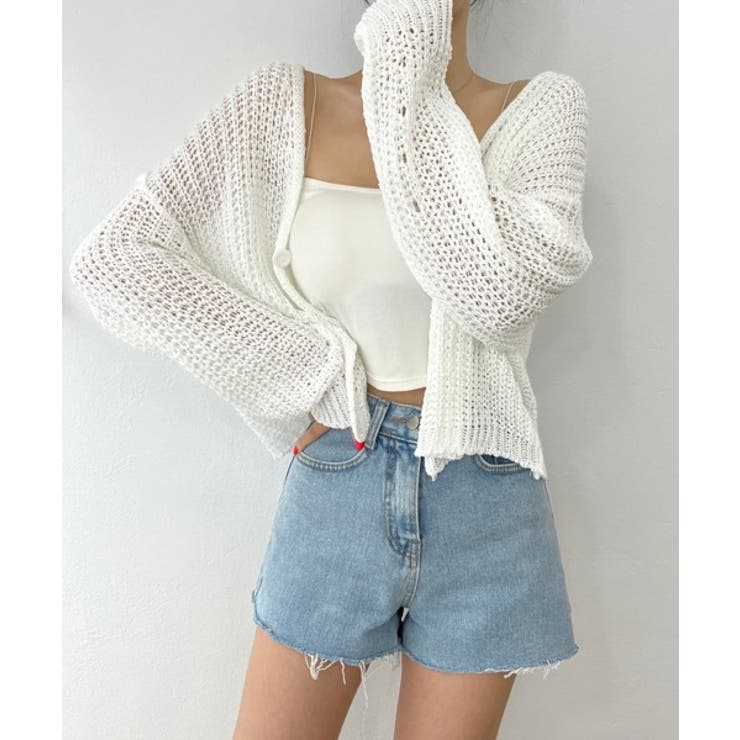 ルーズフィットシースルーカーディガン | by muni:r | 詳細画像8 