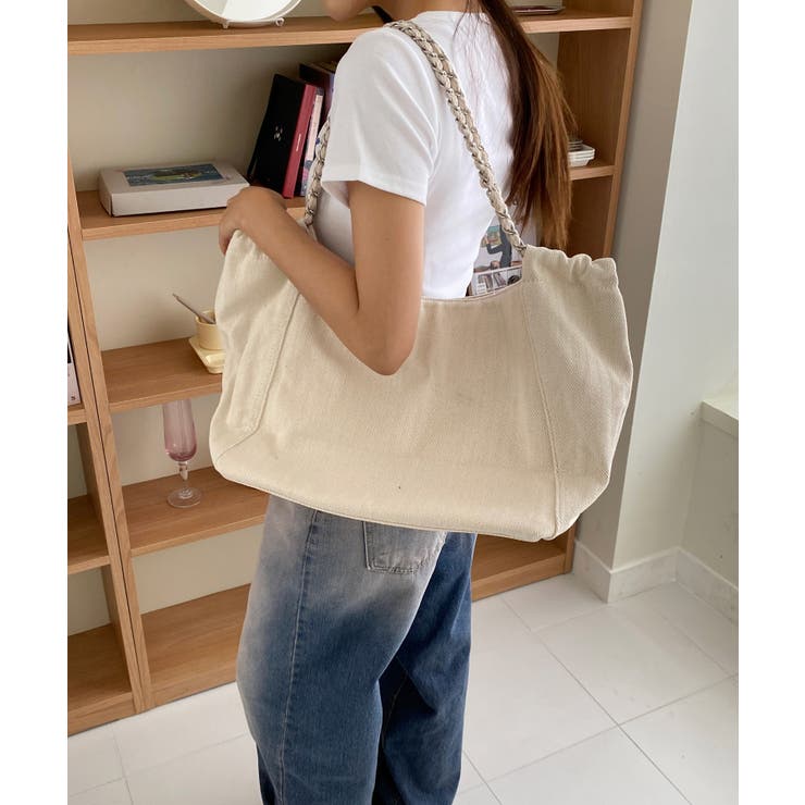 デニムチェーンビッグバック | by muni:r | 詳細画像1 