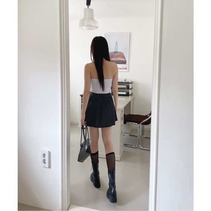 デニムポケットプリーツミニスカート | by muni:r | 詳細画像10 