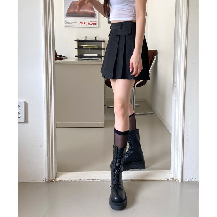 【関税込み】The Garment ブラック Bern ミニスカート 関税込み】The Garment ブラック Bern ミニスカート (The