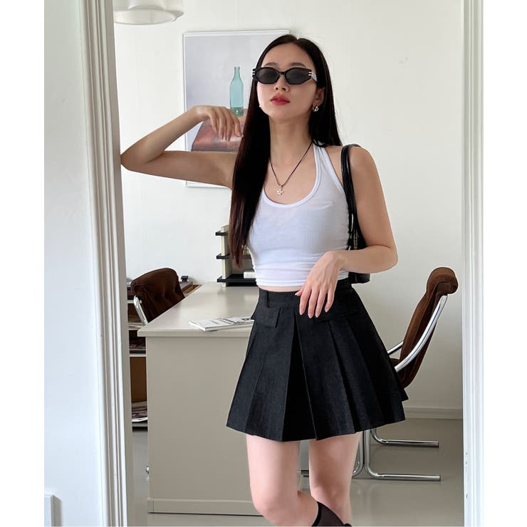 タグ付 OMMO MANYFRILLSVOLUMEスカート ネイビー 36 OMMO ONLINE STORE / MANY FRILLS VOLUME SK