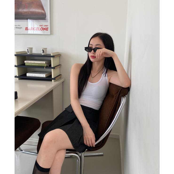 デニムポケットプリーツミニスカート | by muni:r | 詳細画像17 