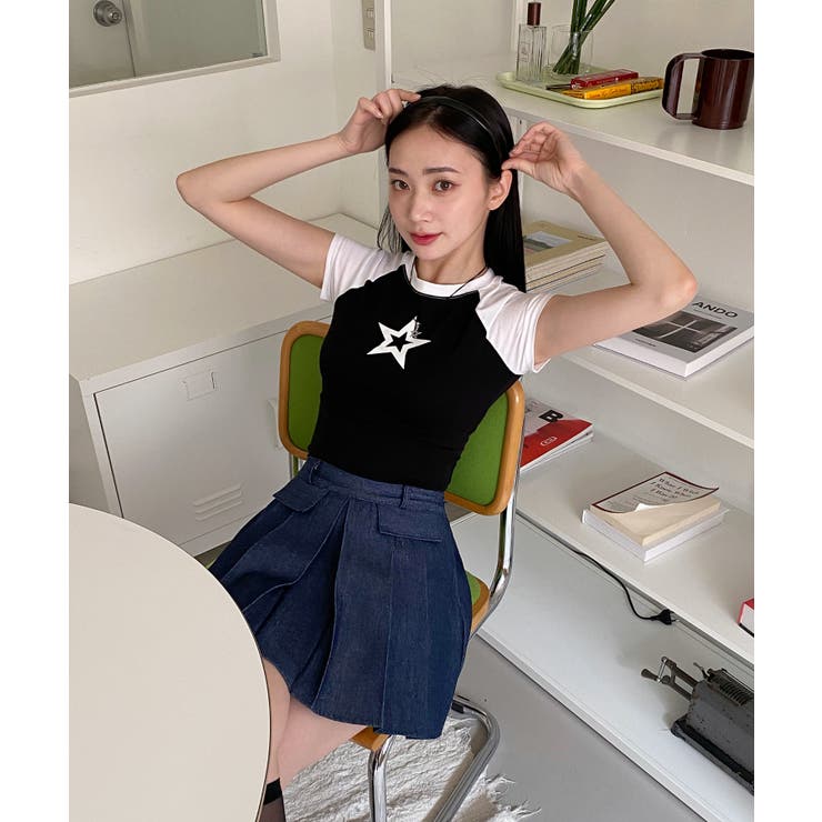 デニムポケットプリーツミニスカート | by muni:r | 詳細画像33 