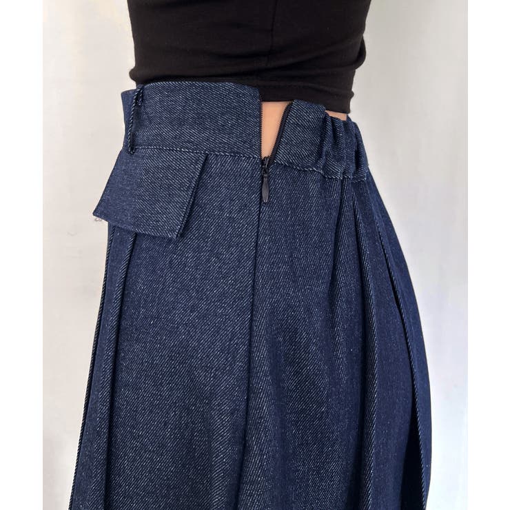 デニムポケットプリーツミニスカート | by muni:r | 詳細画像38 