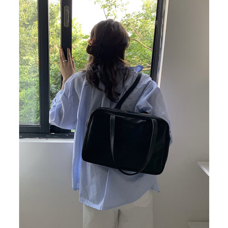 スクエアビックボストンバッグ | by muni:r | 詳細画像10 