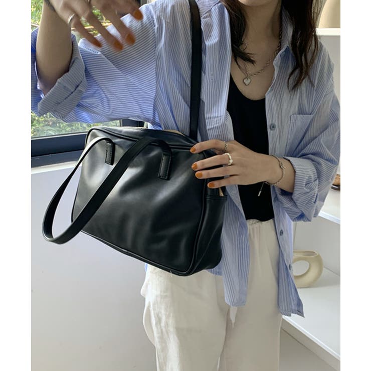 スクエアビックボストンバッグ | by muni:r | 詳細画像12 