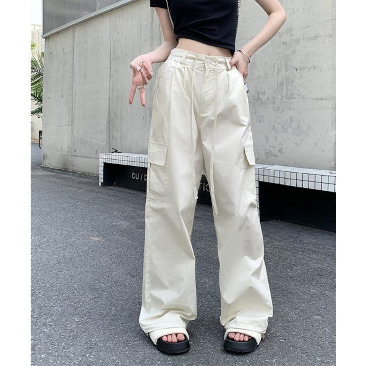 トレンドカーゴストリングパンツ | by muni:r | 詳細画像12 