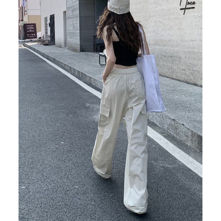 トレンドカーゴストリングパンツ | by muni:r | 詳細画像18 