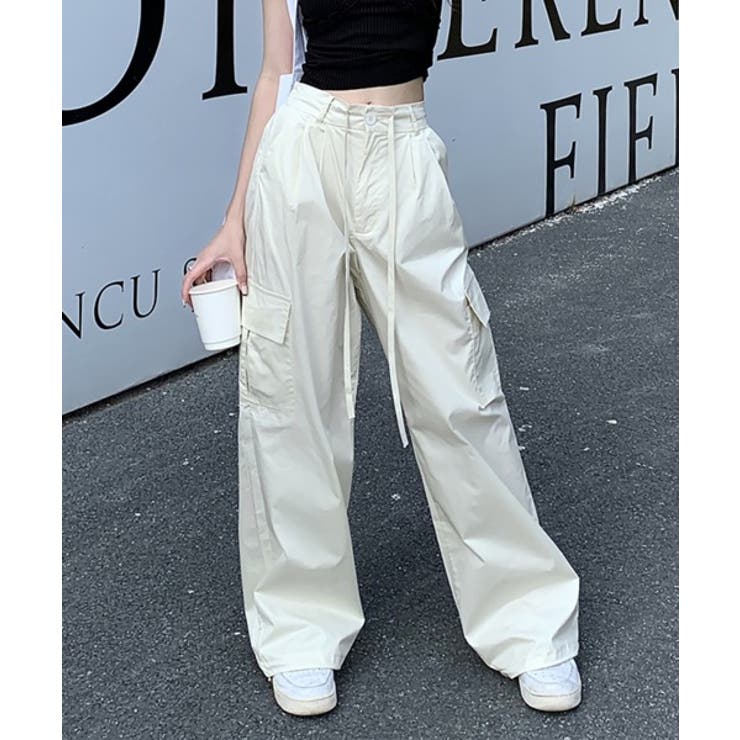 トレンドカーゴストリングパンツ | by muni:r | 詳細画像19 