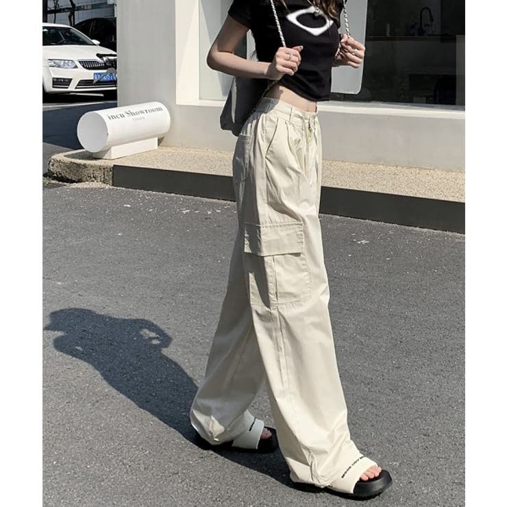 トレンドカーゴストリングパンツ | by muni:r | 詳細画像23 