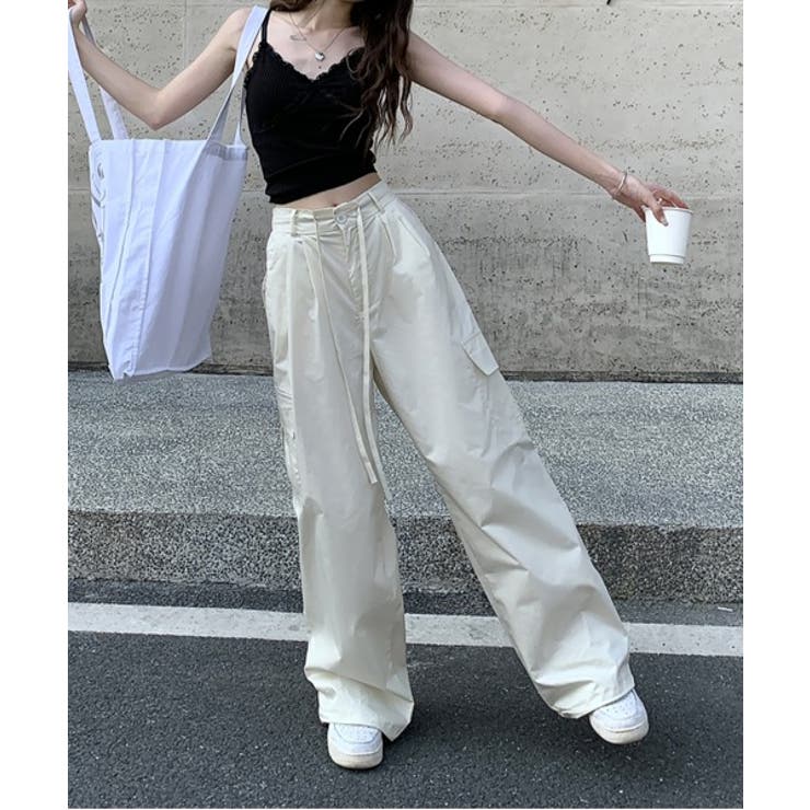 トレンドカーゴストリングパンツ | by muni:r | 詳細画像25 