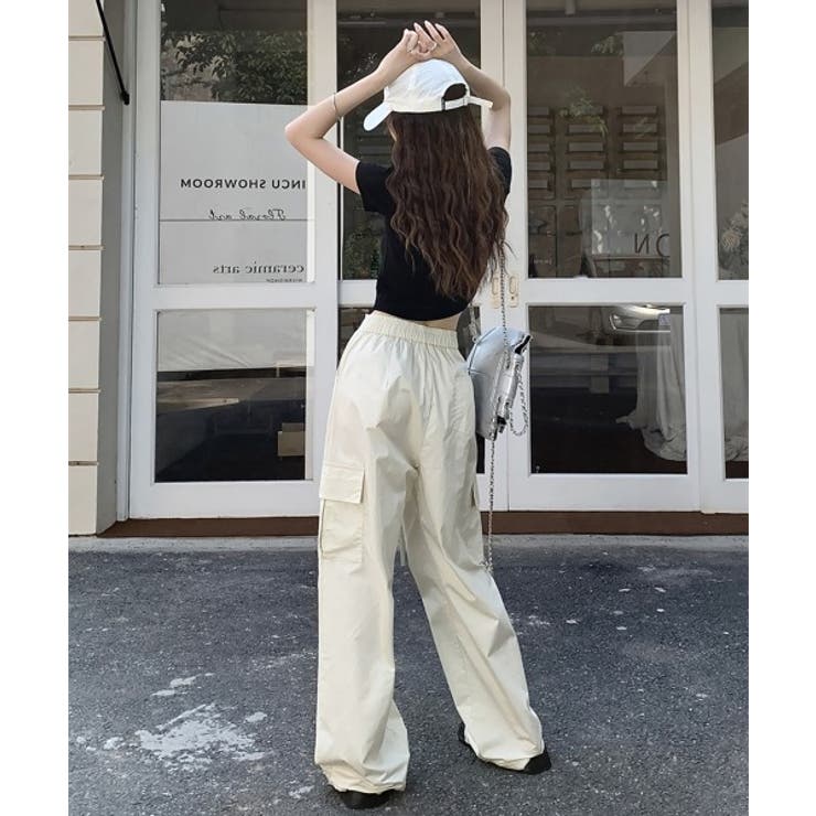 トレンドカーゴストリングパンツ | by muni:r | 詳細画像26 