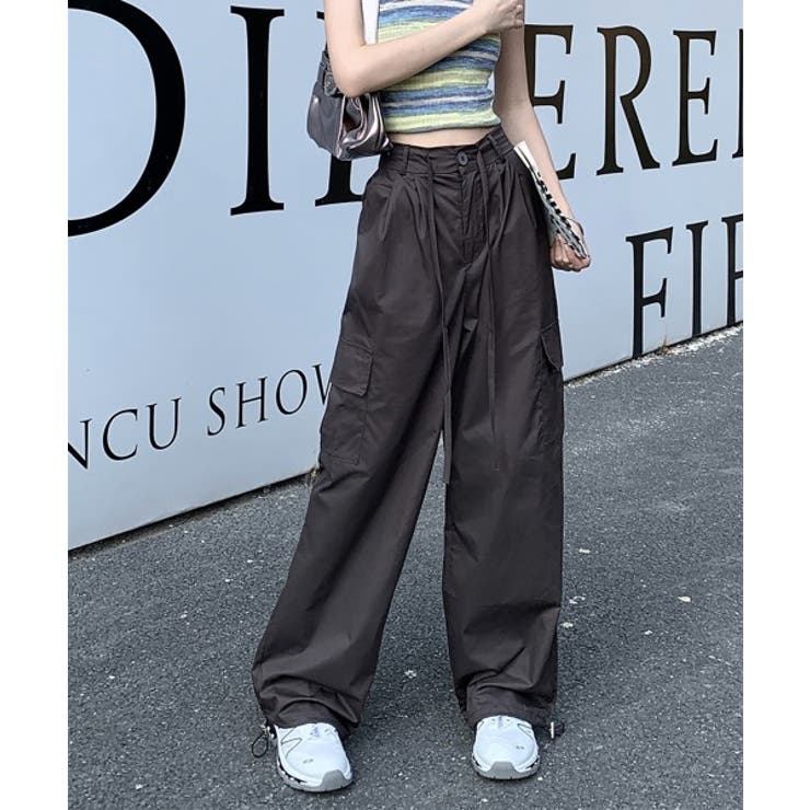 トレンドカーゴストリングパンツ | by muni:r | 詳細画像30 